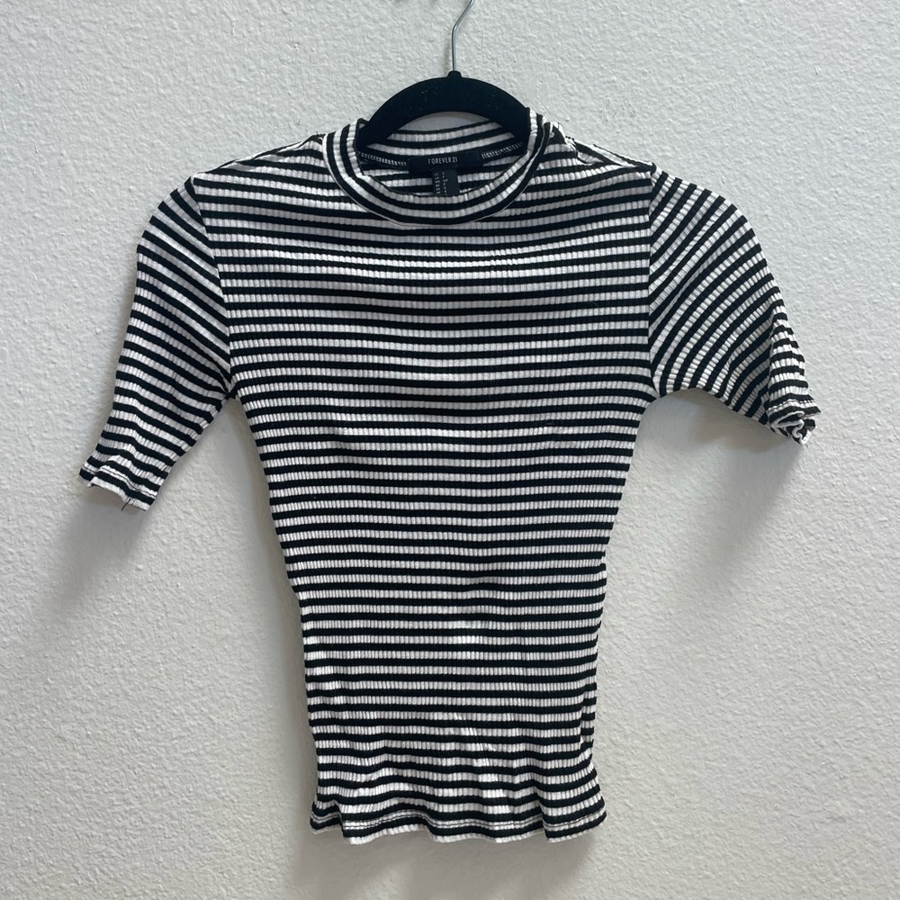 Black and White striped shirt